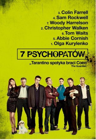 7 psychopatów [DVD]