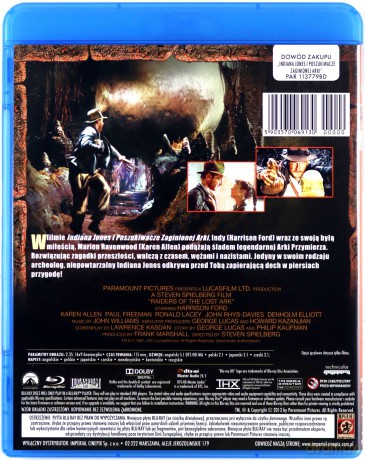 Indiana Jones i Poszukiwacze zaginionej Arki [Blu-Ray]