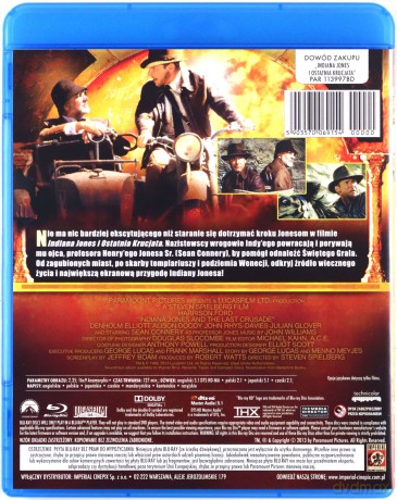 Indiana Jones i Ostatnia Krucjata [Blu-Ray]