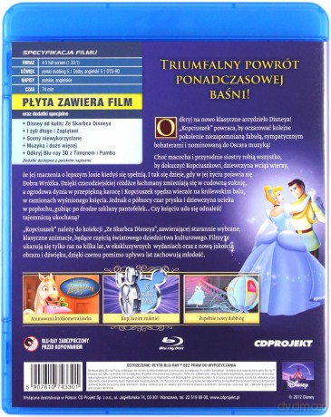 Kopciuszek (Disney) [Blu-Ray]