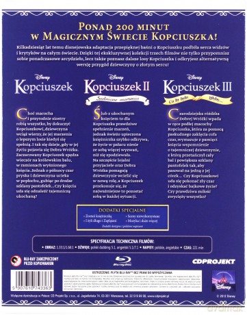 Kopciuszek Trylogia (Disney) [2Blu-Ray]