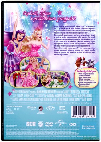 Barbie Księżniczka i Piosenkarka [DVD]