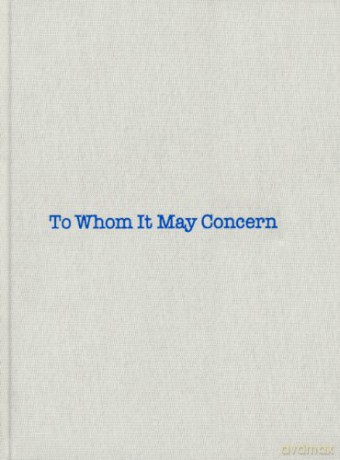 To Whom It May Concern - Louise Bourgeois [KSIĄŻKA]