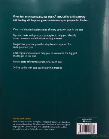 TOEIC Listening and Reading Skills: TOEIC 750+ (B1+) (Collins English for the TOEIC Test) - Harpercollins Uk [KSIĄŻKA]