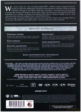 Gra o Tron Sezon 3 [5DVD]