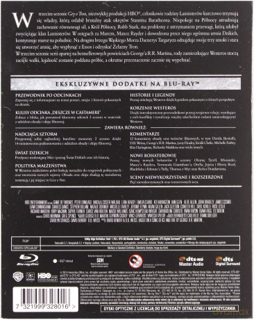 Gra o tron sezon 3 [5xBlu-Ray]