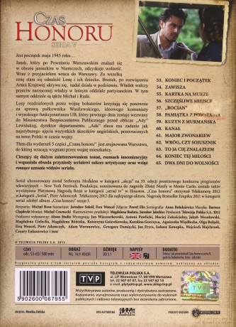 Czas Honoru sezon 5 (odcinki 53-65) [BOX] [4DVD]