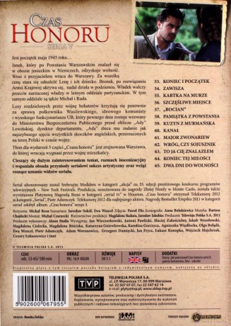Czas Honoru sezon 5 (odcinki 53-65) [BOX] [4DVD]