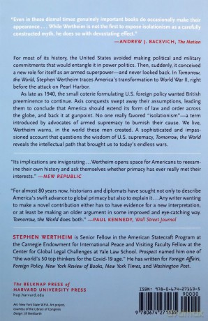 Tomorrow, the World: The Birth of U.S. Global Supremacy - Wertheim [KSIĄŻKA]