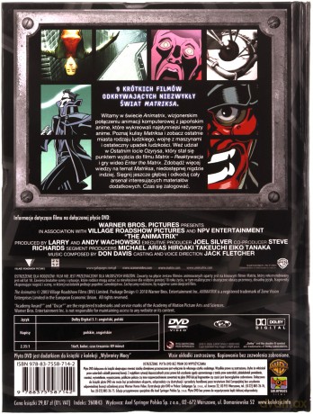 Animatrix (Wybrańcy Mocy) (booklet) [DVD]