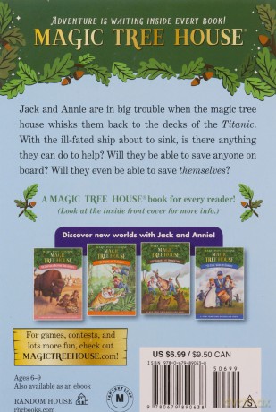 Tonight on the Titanic: 17 (Magic Tree House (R)) - Mary Pope Osborne [KSIĄŻKA]