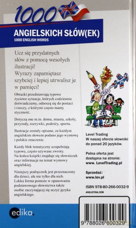 1000 Angielskich Słów Ilustrowany Słownik Angielsko-Polski Polsko-Angielski - Sylwia Tomczyk, Smith Michelle [KSIĄŻKA]