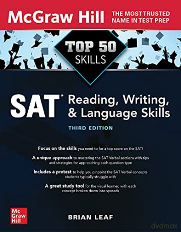 Top 50 SAT Reading, Writing, and Language Skills, Third Edition (Mcgraw Hill; the Most Trusted Name in Test Prep) - Brian Leaf [KSIĄŻKA]