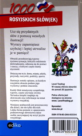 1000 Rosyjskich Słów Ilustrowany Słownik Rosyjsko-Polski Polsko-Rosyjski - Natalia Celer, Julija Mamonowa  [KSIĄŻKA]