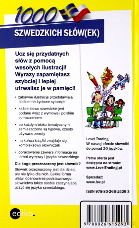 1000 Szwedzkich Słów Ilustrowany Słownik Szwedzko-Polski Polsko-Szwedzki - Alarka Kempe, Monika Pawlik [KSIĄŻKA]