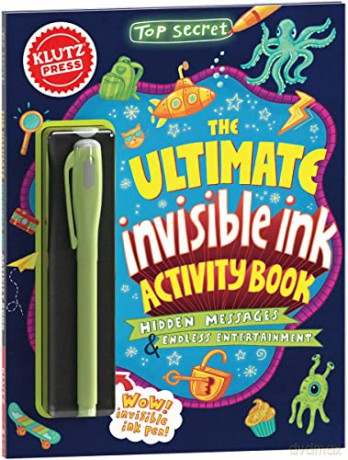 Top Secret: The Ultimate Invisible Ink Activity Book (Klutz Activity Book) - Editors of Klutz [KSIĄŻKA]