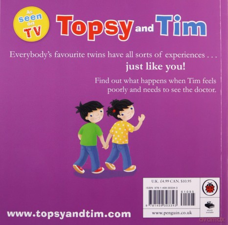Topsy and Tim: Go to the Doctor - Jean Adamson [KSIĄŻKA]