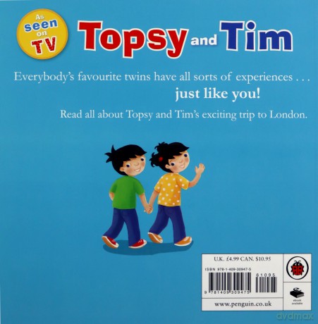 Topsy and Tim: Visit London - Jean Adamson [KSIĄŻKA]