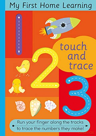 Touch and Trace 123: Run your fingers along the tracks and trace the letters they make - Harriet Evans [KSIĄŻKA]