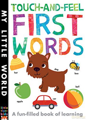 Touch-and-feel First Words: A Fun-filled Book of First Words (My Little World) - Fhiona Galloway [KSIĄŻKA]