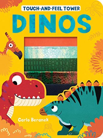Touch-And-Feel Tower: Dinos - Patricia Hegarty [KSIĄŻKA]