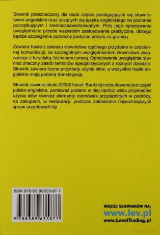 Słownik Polsko-Angielski Angielsko-Polski Wraz Z Rozmówkami - Jacek Gordon  [KSIĄŻKA]