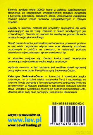 Słownik Polsko-Turecki Turecko-Polski Wraz Z Rozmówkami - Katarzyna Sadowska-Özcan [KSIĄŻKA]