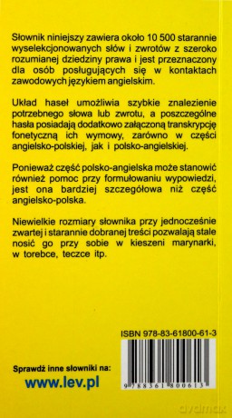 Słownik Prawnika Polsko-Angielski Angielsko-Polski - Jacek Gordon [KSIĄŻKA]