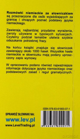 Rozmówki Polsko-Niemieckie Ze Słowniczkiem [KSIĄŻKA]