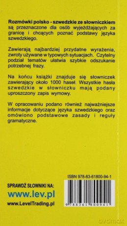 Rozmówki Polsko-Szwedzkie Ze Słowniczkiem [KSIĄŻKA]
