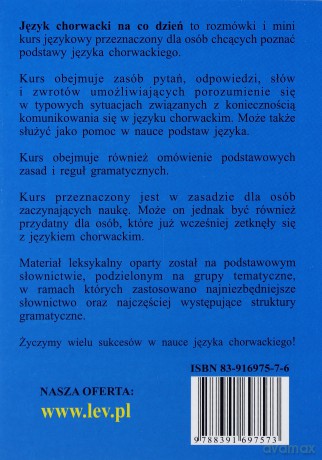 Język Chorwacki Na Co Dzień - Rozmówki - Mini Kurs Językowy  [KSIĄŻKA]+[CD]