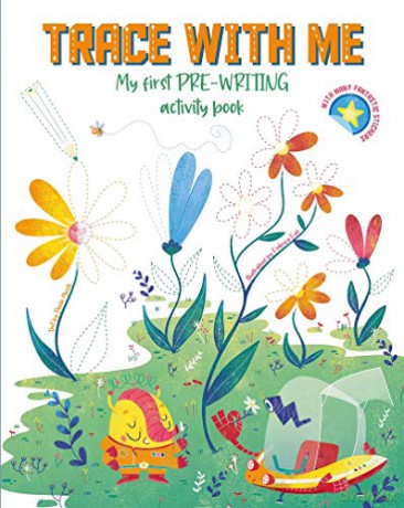 Trace With Me: My First Pre-writing Activity Book - Misesti [KSIĄŻKA]