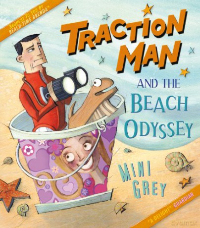 Traction Man and the Beach Odyssey (Traction Man, 3) - Mini Grey [KSIĄŻKA]