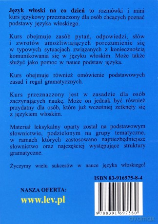 Język Włoski Na Co Dzień - Rozmówki - Mini Kurs Językowy  [KSIĄŻKA]+[CD]