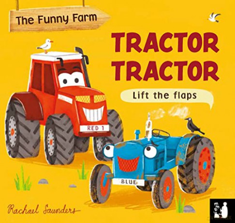 Tractor Tractor: A lift-the-flap opposites book (Funny Farm) - Mama Makes Books [KSIĄŻKA]