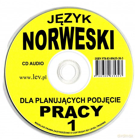 Język Norweski Dla Planujących Podjęcie Pracy  [KSIĄŻKA]+[3CD]