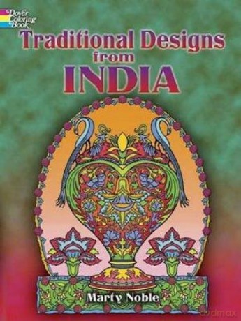 Traditional Designs from India (Dover Design Coloring Books) - Marty Noble [KSIĄŻKA]