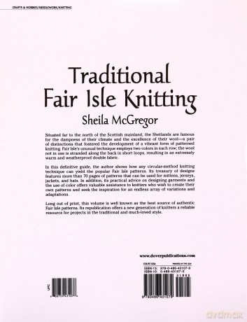Traditional Fair Isle Knitting (Dover Knitting, Crochet, Tatting, Lace) - Sheila McGregor [KSIĄŻKA]