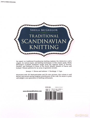 Traditional Scandinavian Knitting (Dover Knitting, Crochet, Tatting, Lace) - Sheila McGregor [KSIĄŻKA]