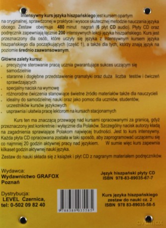 Espanol Para Ti. (Część 2) Intensywny Kurs Języka Hiszpańskiego Dla Dla Średnio Zaawansowanych  - Barbara Stawicka  [KSIĄŻKA]+[6CD]+[CD-MP3]