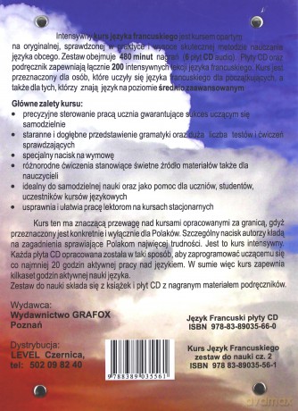 Parlez Avec Nous, C'est Facile (Część 2) Intensywny Kurs Języka Francuskiego Dla Średnio Zaawansowanych - Jacek Pleciński [KSIĄŻKA]+[6CD]+[CD-MP3]