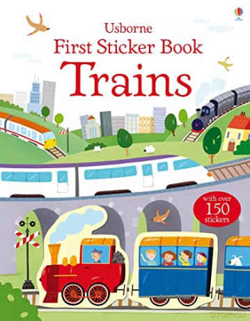 Trains (First Sticker Book) (First Sticker Books series) - Sam Taplin [KSIĄŻKA]