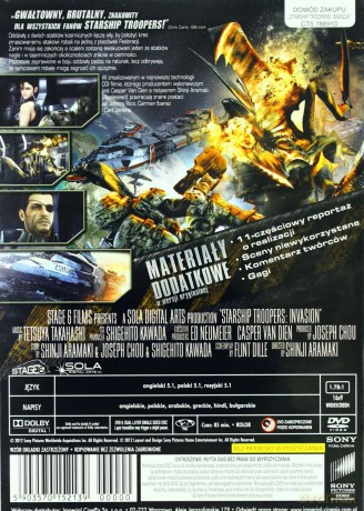 Starship Troopers: Inwazja [DVD]