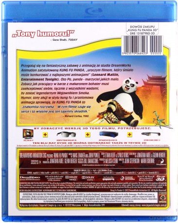 Kung Fu Panda 3D [Blu-Ray 3D]