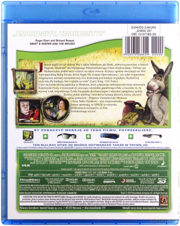 Shrek 3D [Blu-Ray 3D]