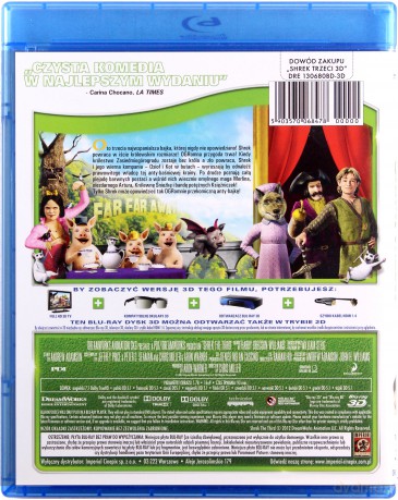 Shrek Trzeci 3D [Blu-Ray 3D]