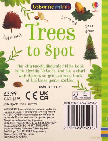 Trees to Spot (Usborne Minis) - Sam Smith [KSIĄŻKA]