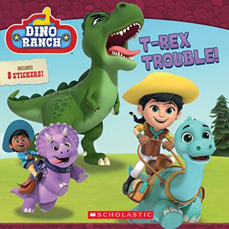T-rex Trouble! (Dino Ranch) (Media tie-in) - Kiara Valdez [KSIĄŻKA]