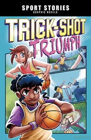 Trick-Shot Triumph (Sport Stories Graphic Novels) - Jake Maddox [KOMIKS]