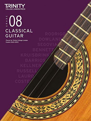 Trinity College London Classical Guitar Exam Pieces 2020-2023: Grade 8 - Trinity College London [KSIĄŻKA]